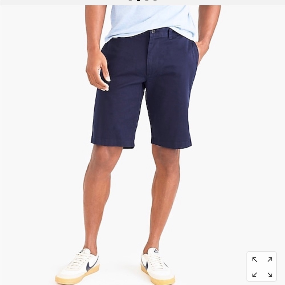 J. CREW size 29 men Chino navy shorts minimalist preppy school academy travel